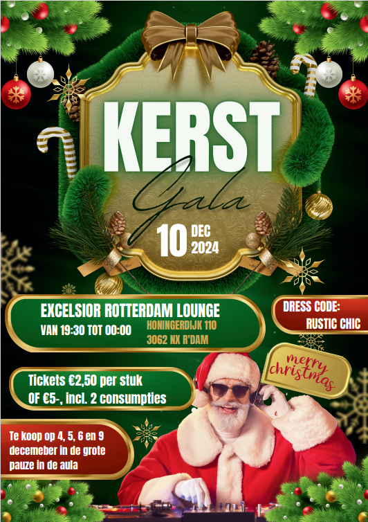 Kerstgala Poster